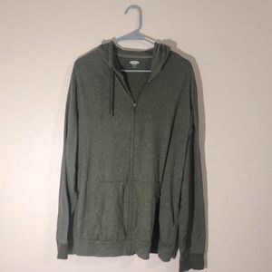 Soft wash, light weight zip-up hoodie.